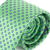Green Emerald Dot Tie 7.5cm
